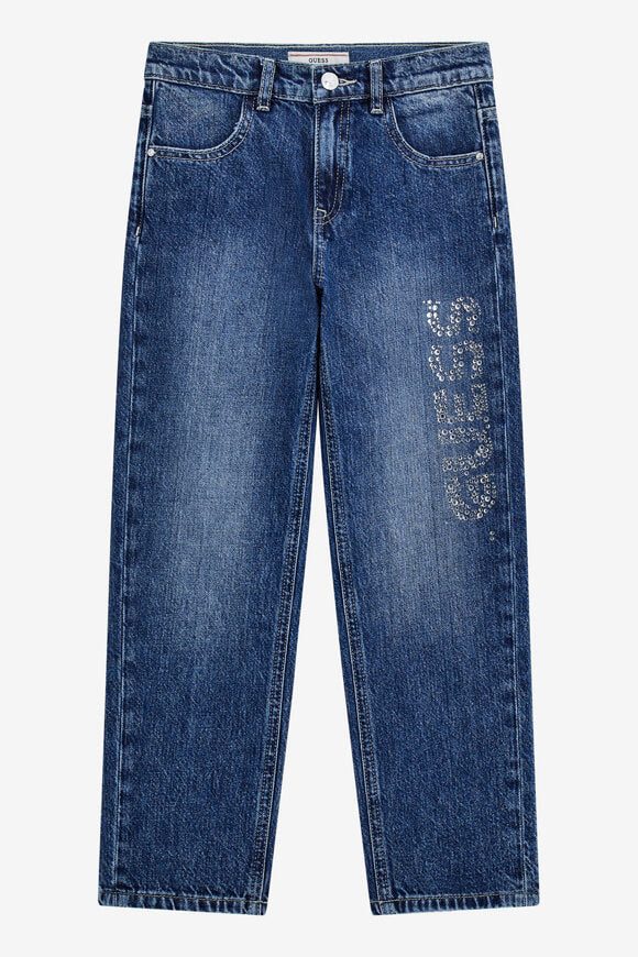 Guess Straight Fit Jeans - Blue Denim 12 Kids