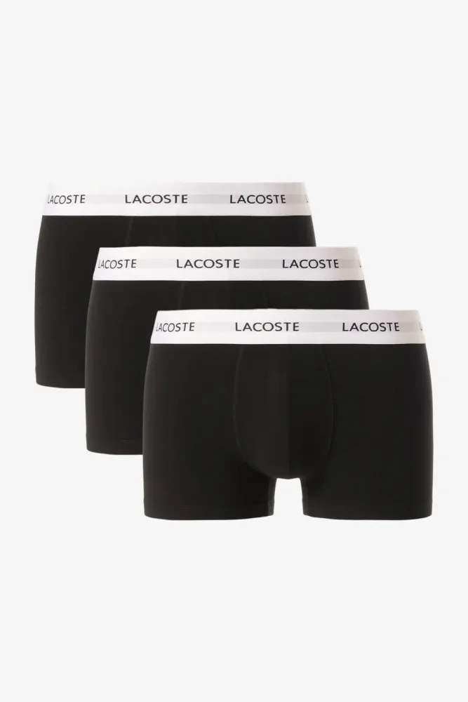 Lacoste Dreierpack Boxershorts - Black S Herren