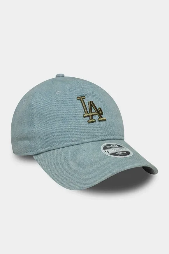 New Era 9Twenty Cap / Strapback - Light Blue Denim Einheitsgroesse Damen