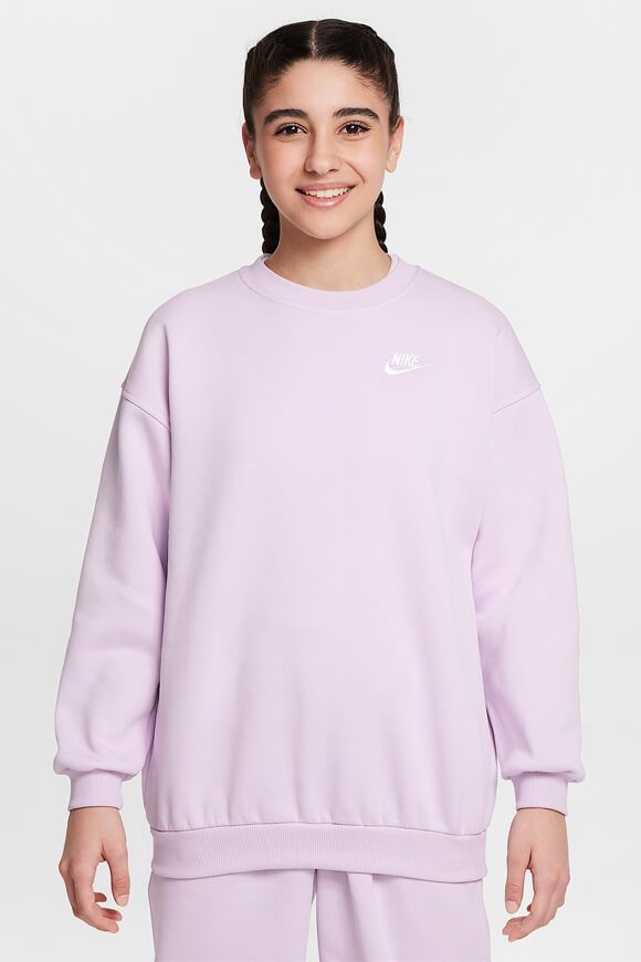 Nike Sportswear Club Fleece Oversize Sweatshirt - Lilac S Kids