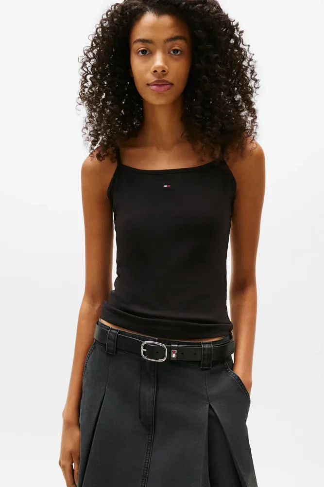 Tommy Jeans Trägertop - Black S Damen