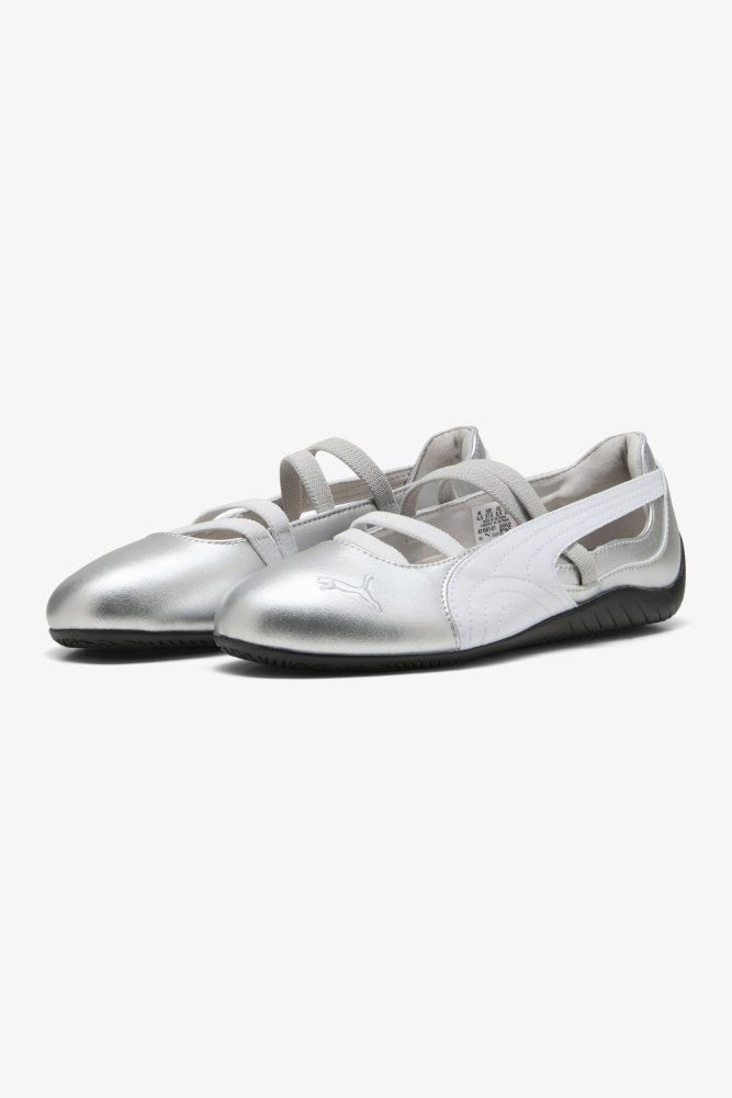 Puma Speedcat Ballerina - Silver Metallic + White EU37 Damen