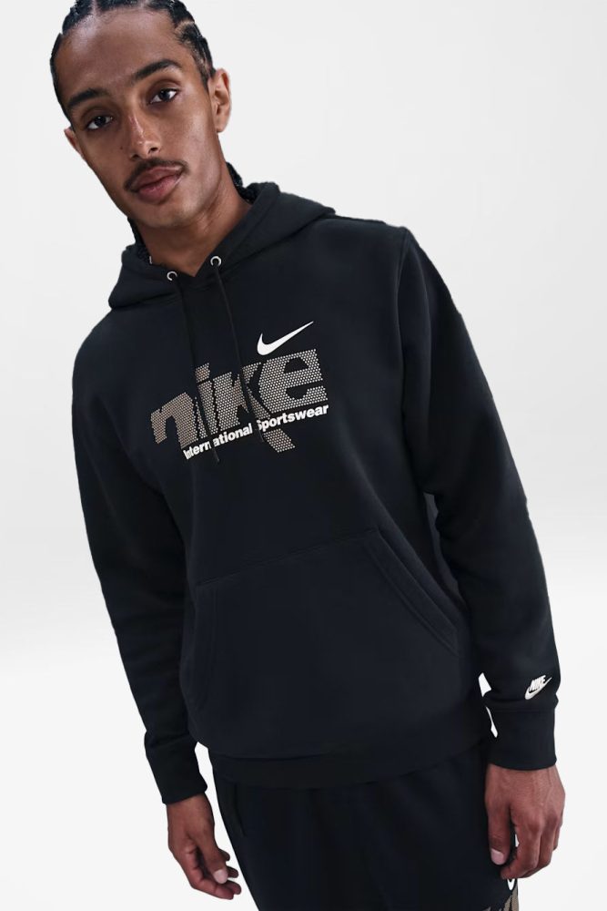 Nike Sportswear Club Fleece Kapuzensweatshirt - Black S Herren