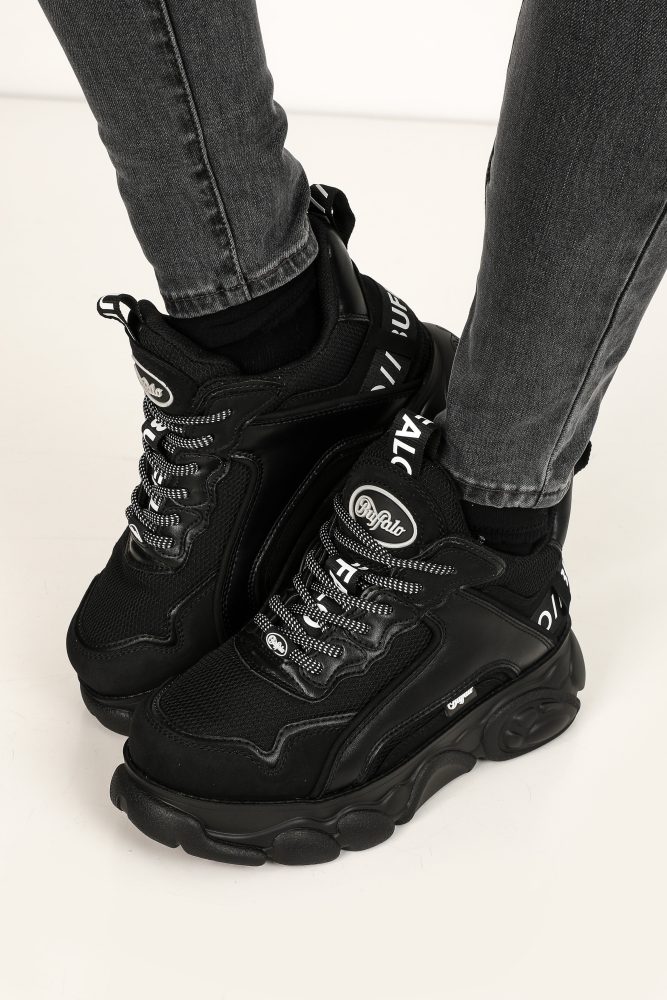 Buffalo Vegan CLD Chai Plateau Sneaker - Schwarz EU36 Damen