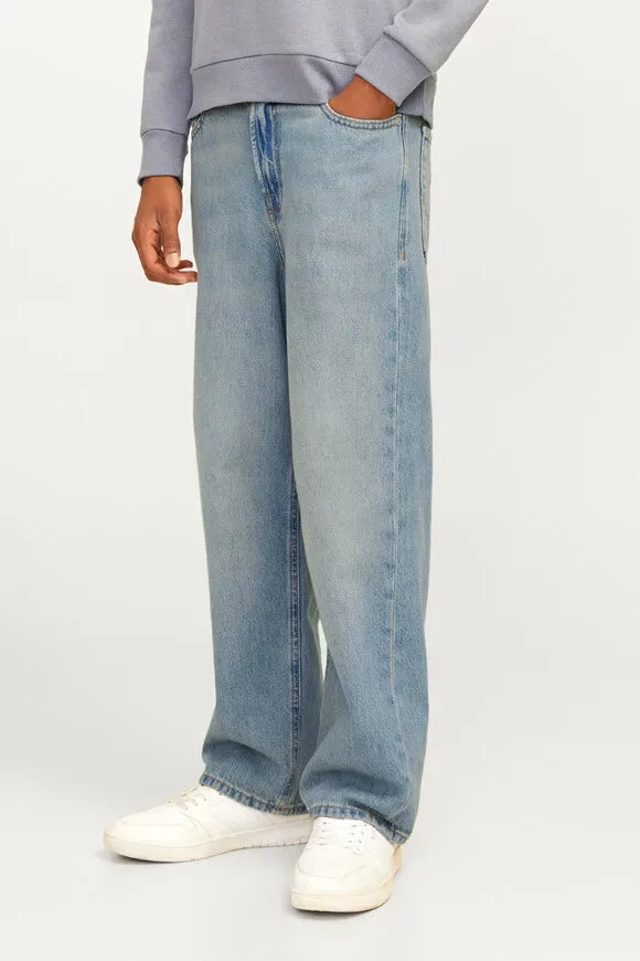 Jack & Jones Junior Alex Baggy Fit Jeans - Blue Denim 140 Kids