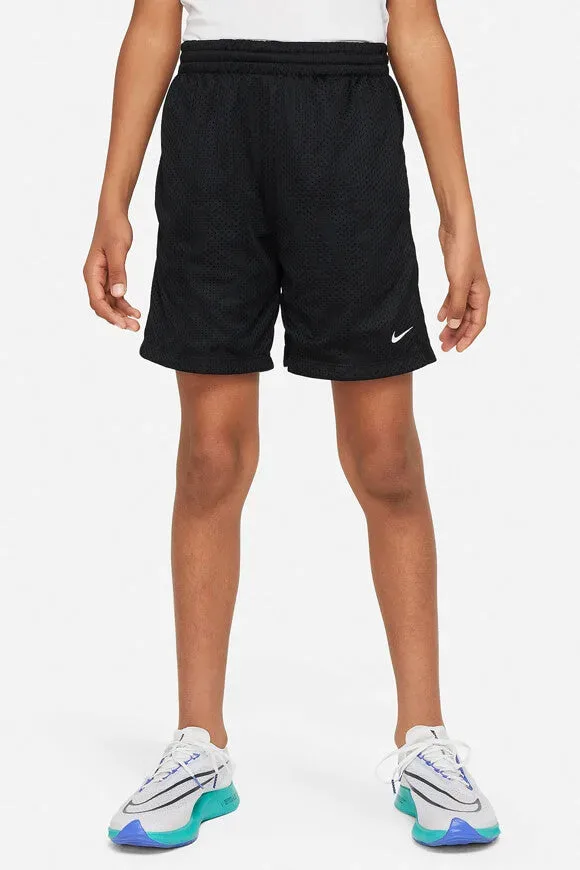 Nike Mesh Shorts - Black L Kids