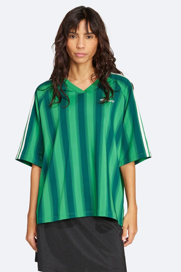 Adidas Originals Linear Oversize T-Shirt - Green XS Damen