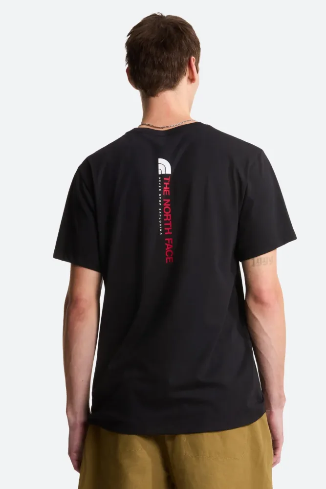 The North Face Vertical T-Shirt - Black S Herren