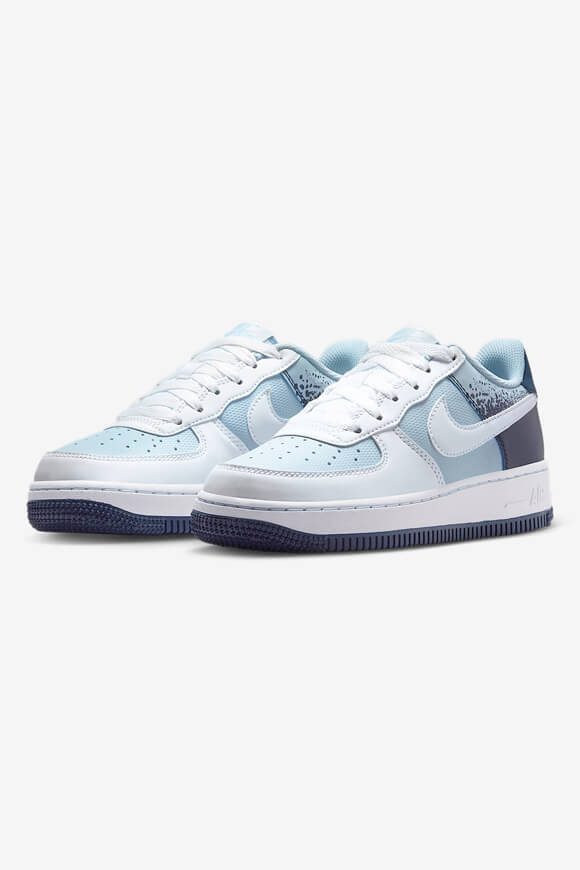 Nike Air Force 1 '07 Sneaker - Light Armory Blue + White EU36.5 Kids