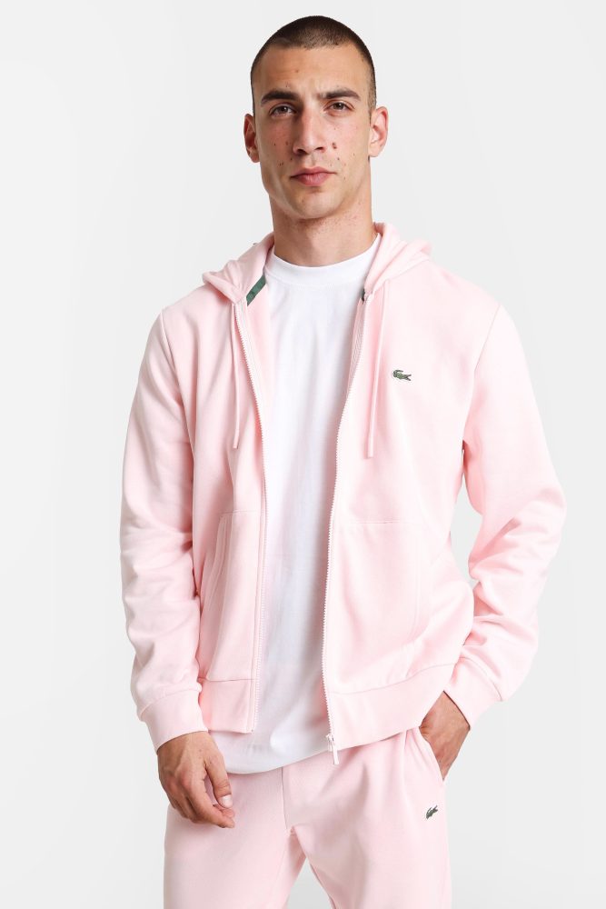 Lacoste Kapuzensweatjacke - Flamingo M Herren