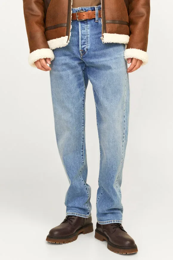 Jack & Jones Chris Relaxed Fit Jeans L32 - Light Blue Washed 29/32 Herren