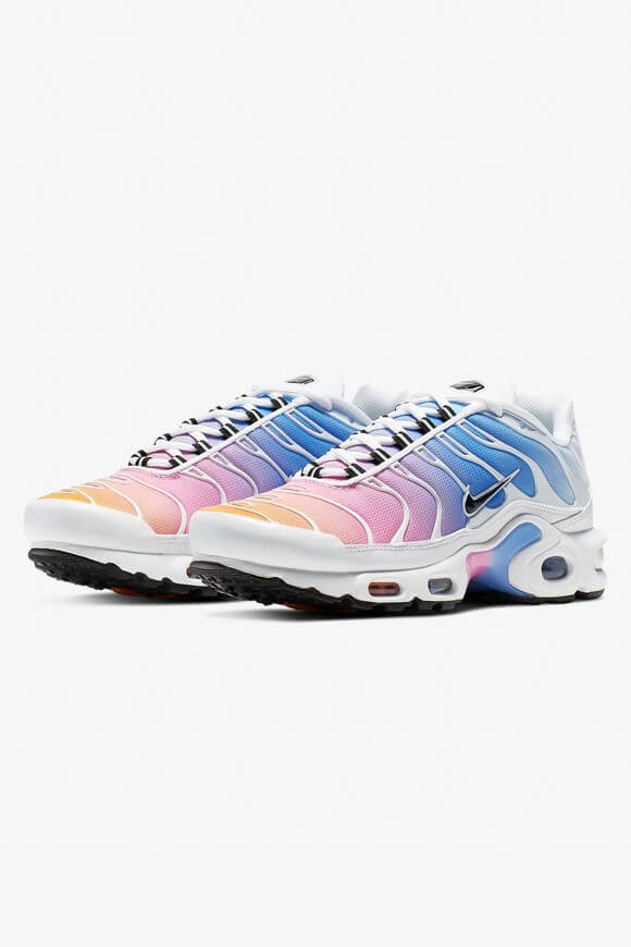 Nike Air Max Plus Sneaker - White + Black + University Blue EU37.5 Damen