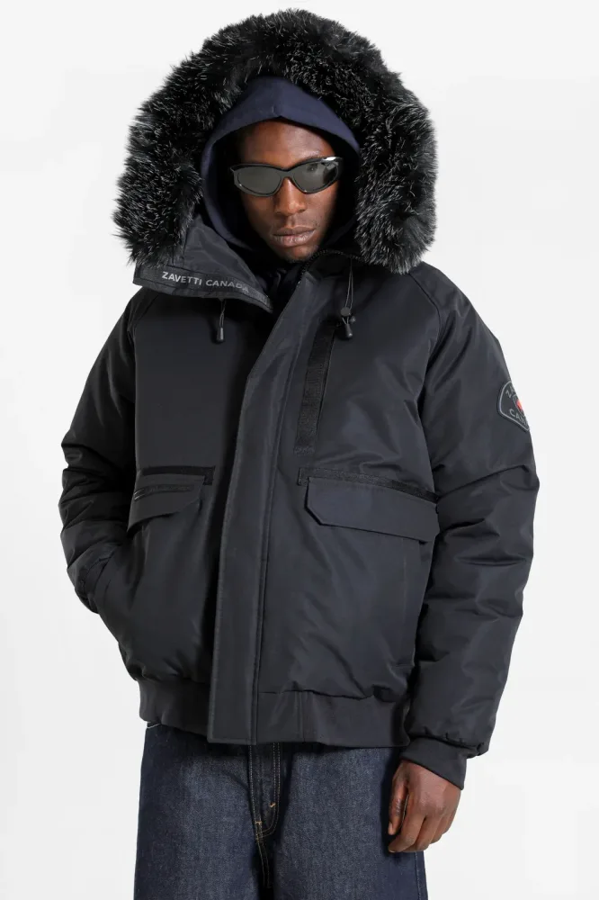 Zavetti Canada Abelli 3.0 Wattierte Bomberjacke - Black XS Herren