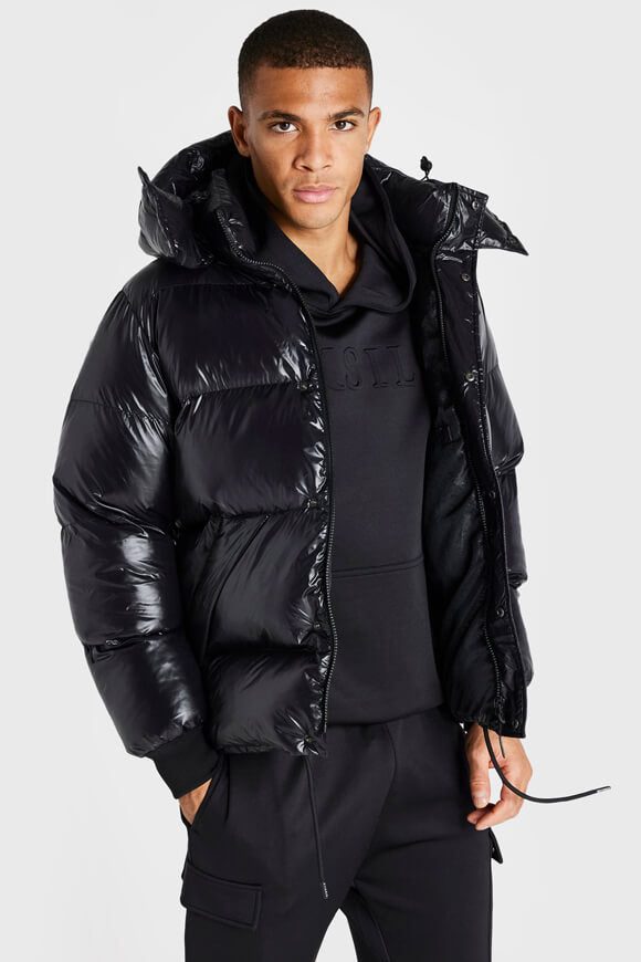 Siksilk Pufferjacke - Schwarz L Herren