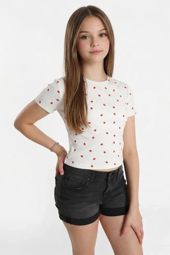 KIDS ONLY - T-Shirt, 134-140, Antikweiss