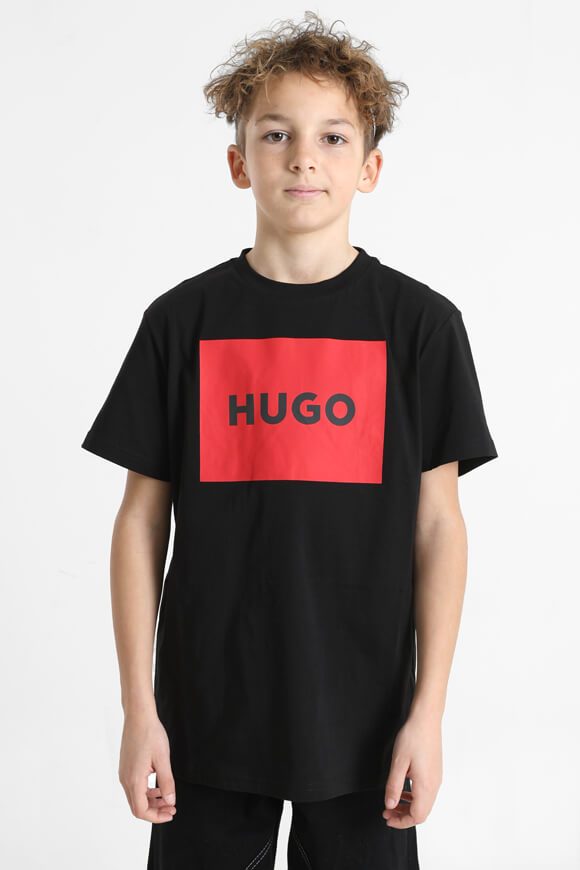 Hugo Red T-Shirt - Black 14 Kids