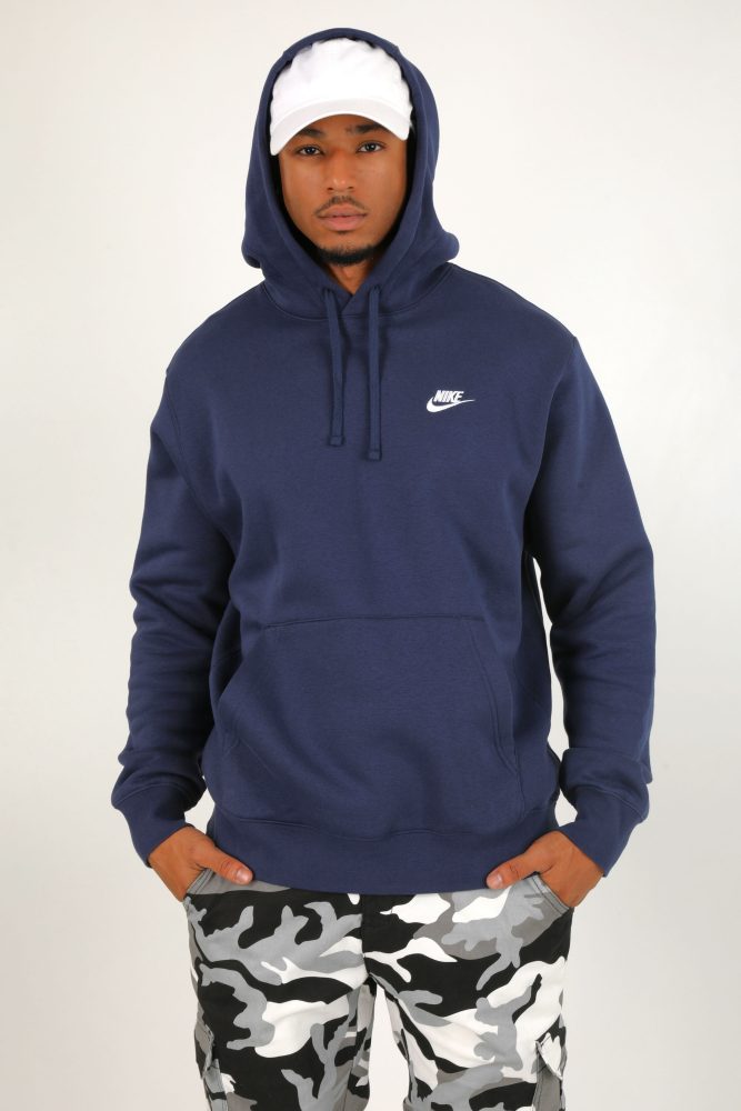 Nike Sportswear Club Fleece Kapuzensweatshirt - Navy XXL Herren