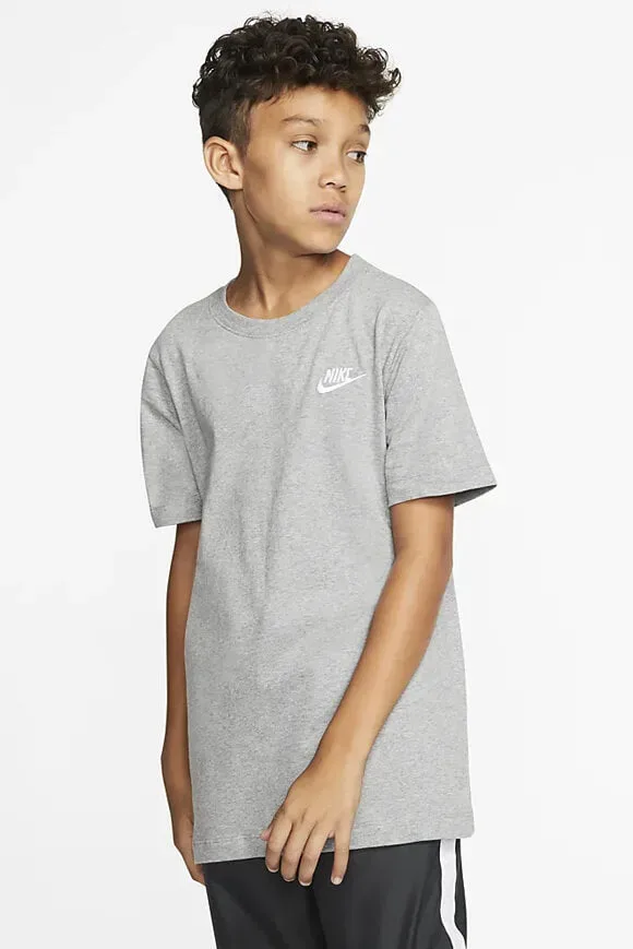 Nike T-Shirt - Light Grey Heather M Kids