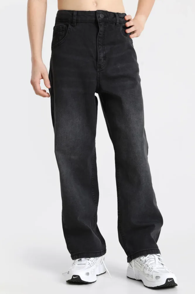 Karl Kani Baggy Fit Jeans - Black Washed 152 Kids