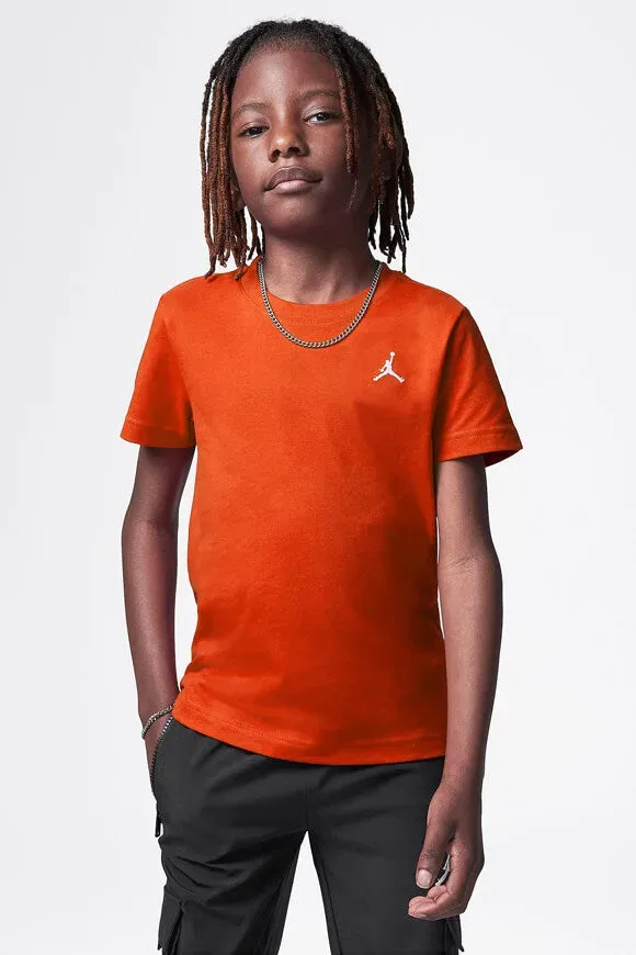 Jordan Jumpman Air Embroidered T-Shirt - Team Orange M Kids