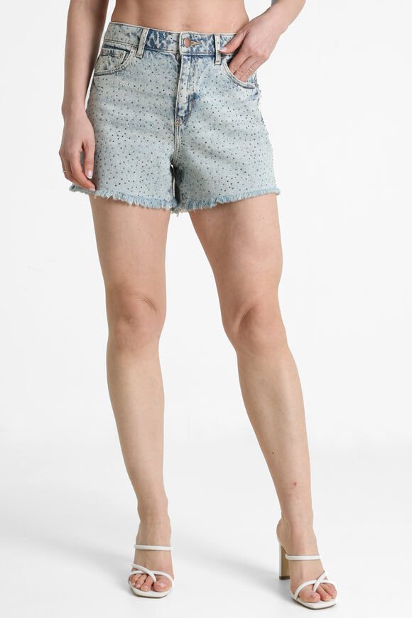 Guess Jeansshorts mit Strass - Girl Belle Ring 27 Damen