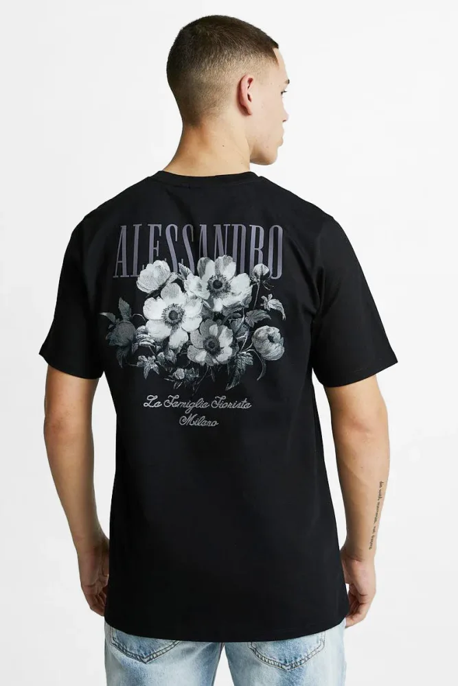Alessandro Zavetti Pentolo T-Shirt - Black M Herren