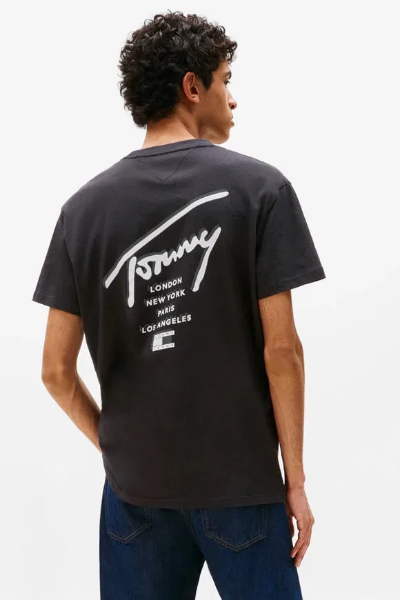 Tommy Jeans - T-Shirt, für Herren, Black, Größe S