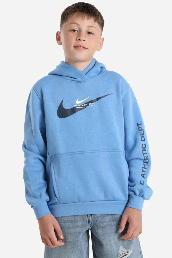 Nike Sportswear Fleece Kapuzensweatshirt - Blue Beyond XL Kids