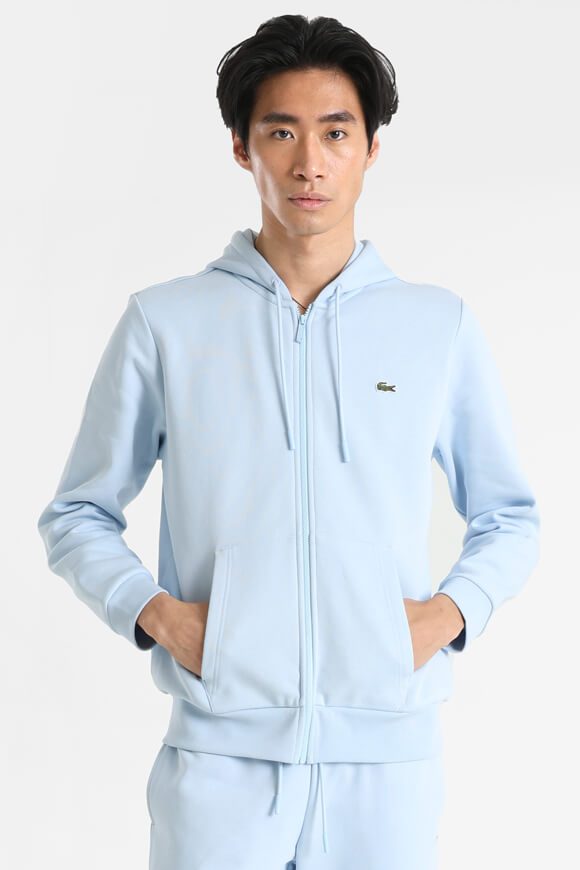 Lacoste Kapuzensweatjacke - Light Blue M Herren