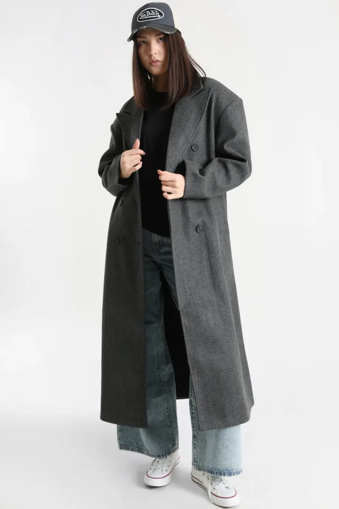 Only ONLBRAKE Mantel - Dark Grey Melange S Damen
