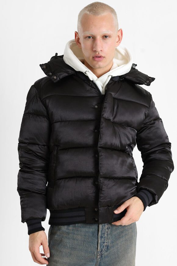 Boxeur des Rues Puffer Bomberjacke - Black L Herren
