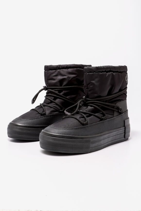 Calvin Klein Jeans Vulc Schneestiefelette Plateau - Triple Black EU38 Damen