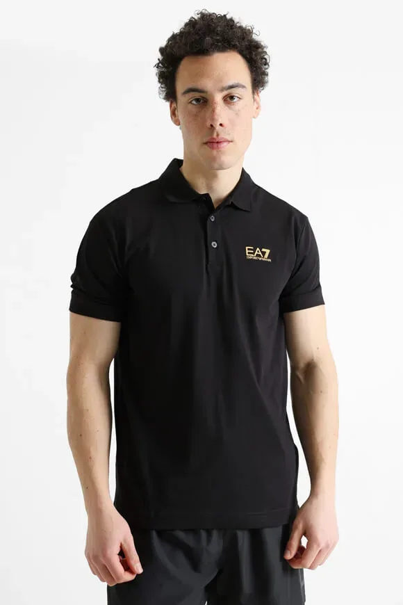 EA7 Emporio Armani Poloshirt - Black M Herren