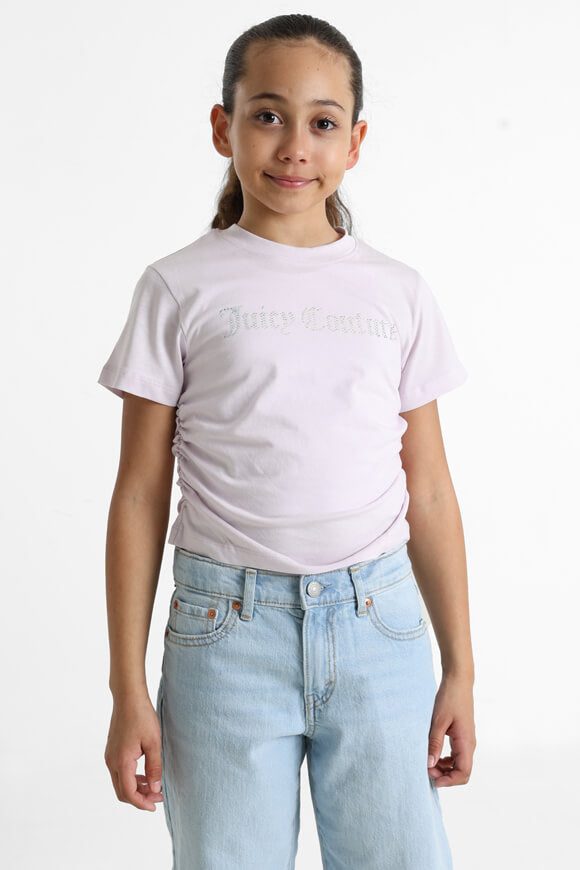 Juicy Couture Crop T-Shirt - Lavender Fog 12 Kids