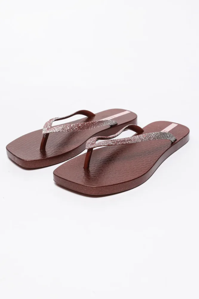 Ipanema Flip Flops - Bronze + Glitter + Pink EU37 Damen
