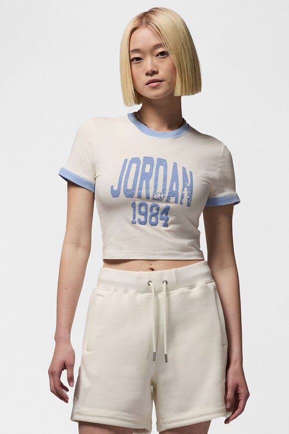 Jordan Crop T-Shirt - Sail M Damen