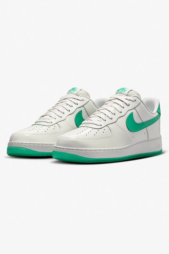 Nike Air Force 1 '07 Premium Sneaker - Platinum Tint + Stadium Green EU41 Herren
