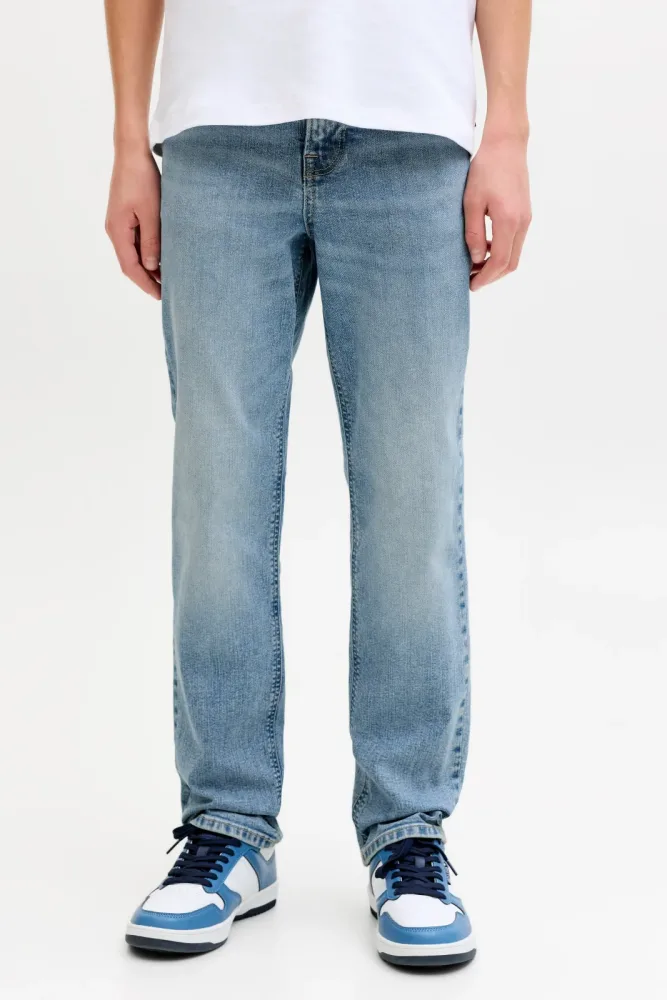 Jack & Jones Junior JJICLARK Regular Fit Jeans - Light Blue Denim 152 Kids
