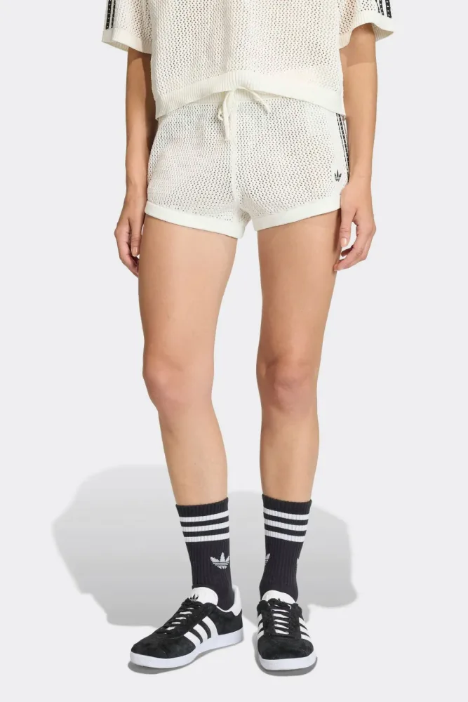 Adidas Originals Häkelshorts - Offwhite M Damen