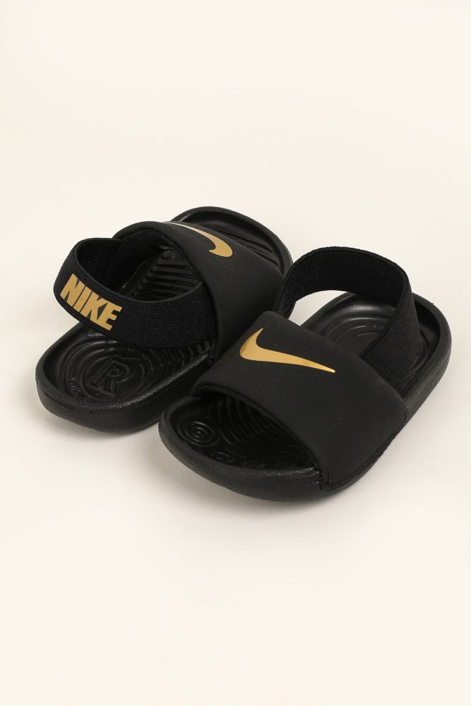 Nike Kawa Baby Sandalen - Black + Metallic Gold EU19.5
