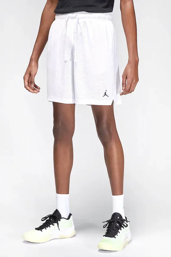 Jordan Mesh Shorts - White L Herren
