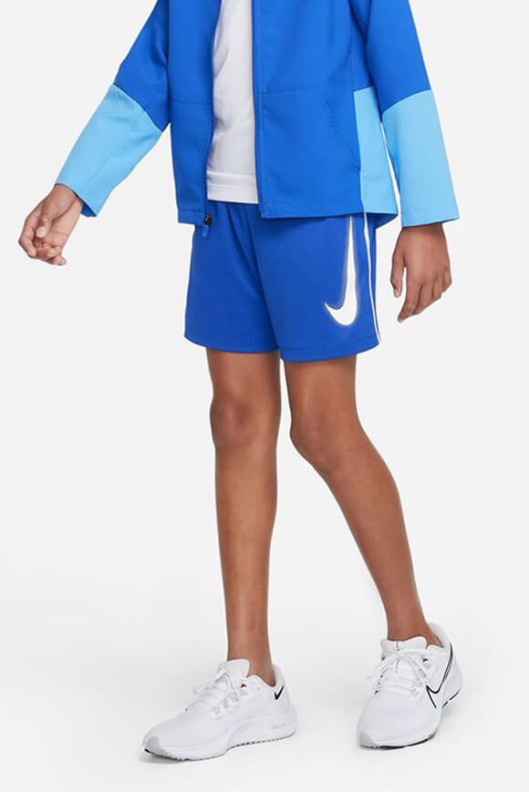 Nike Mesh Shorts - Game Royal + White L Kids