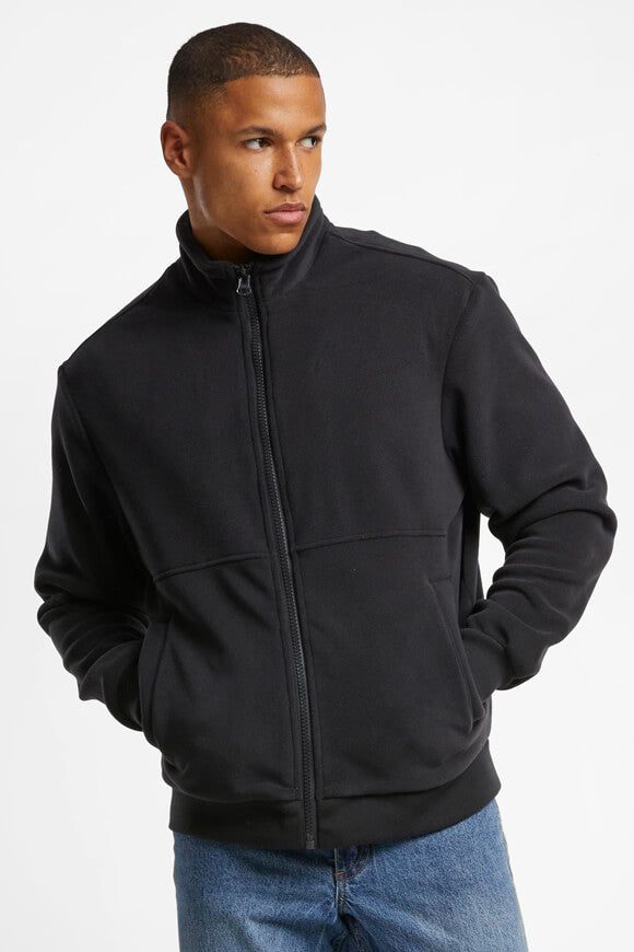 Urban Classics Colour Block Fleecejacke - Black L Herren
