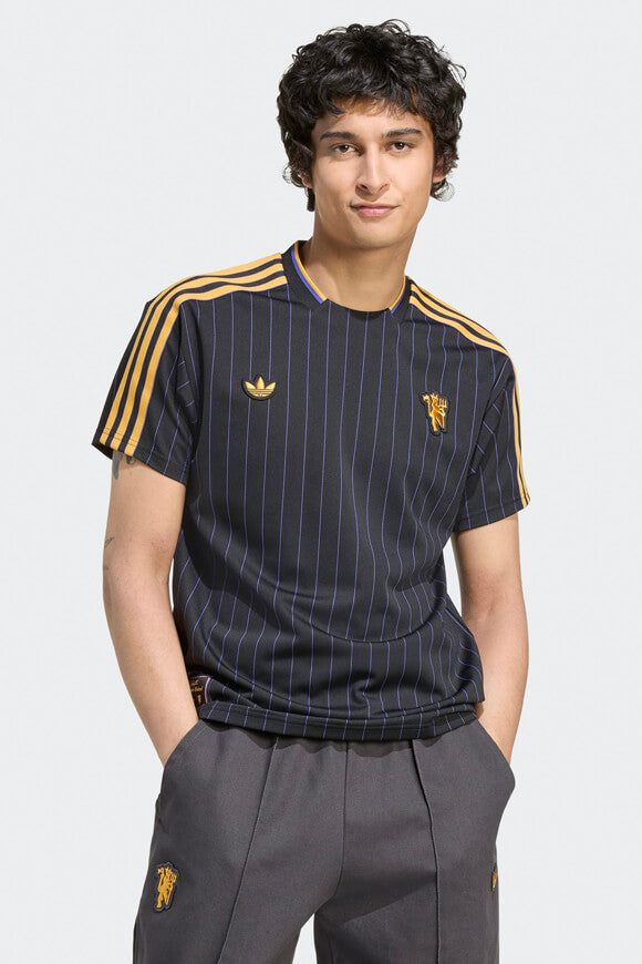 Adidas Originals Manchester United Jersey T-Shirt - Utility Black L Herren