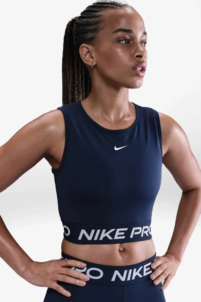 Nike Crop Top - Midnight Navy M Damen