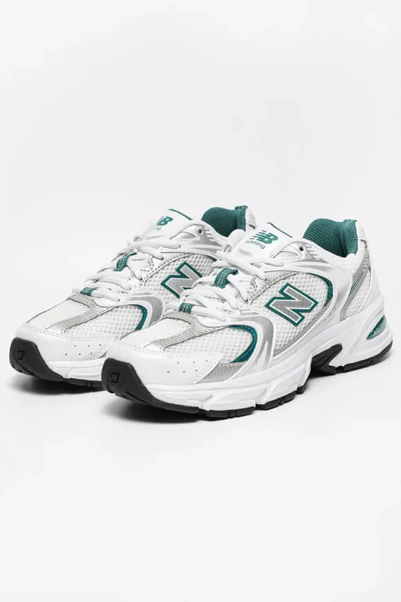 New Balance MR530 Sneaker - White + Forest Green EU38 Damen