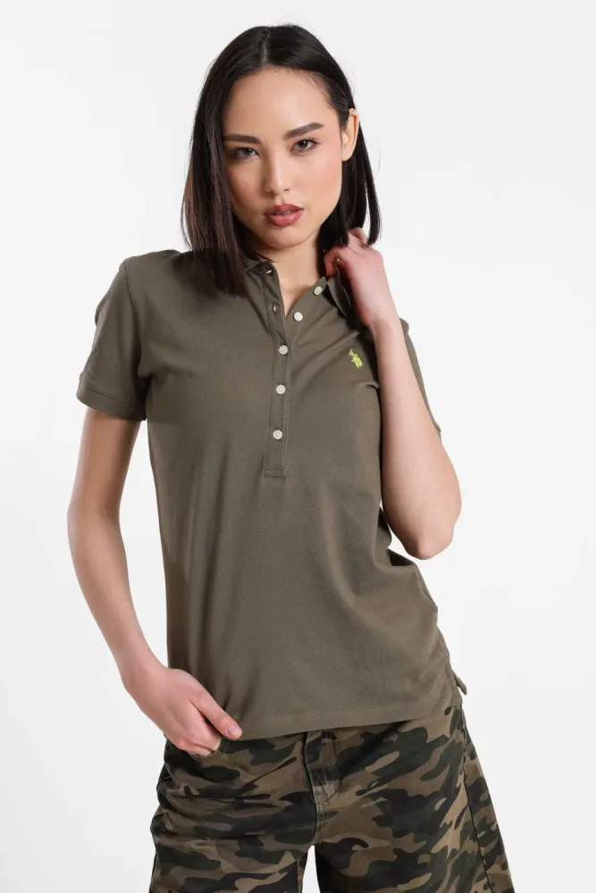 U.S. Polo Assn. Poloshirt - Olive XS Damen