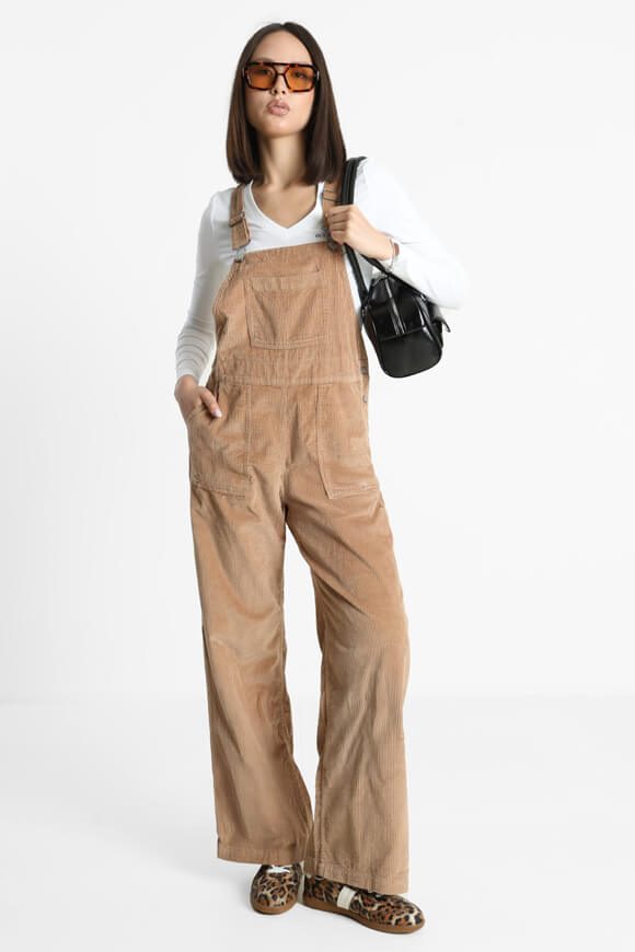 Roxy Cord-Latzhose - Woodsmoke L Damen