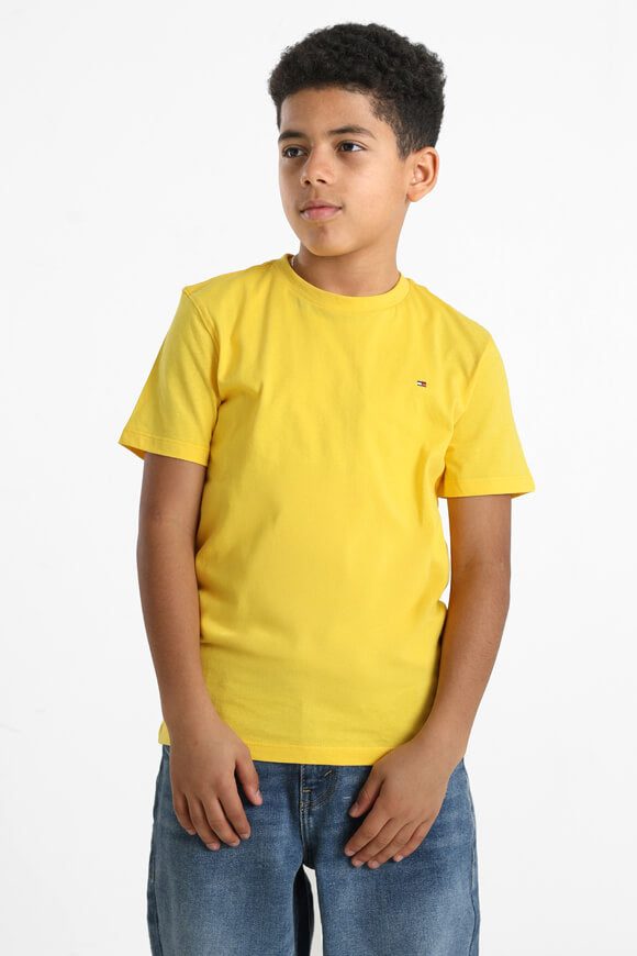 Tommy Hilfiger Kids Essential Cotton T-Shirt - Star Fruit Yellow 14 Kids