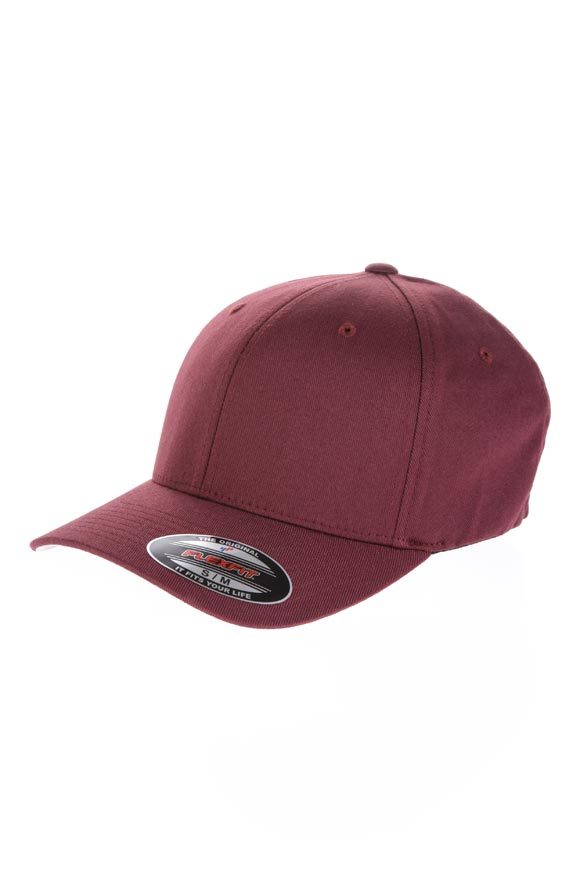 Yupoong Flexfit Cap - Bordeaux S/M Herren